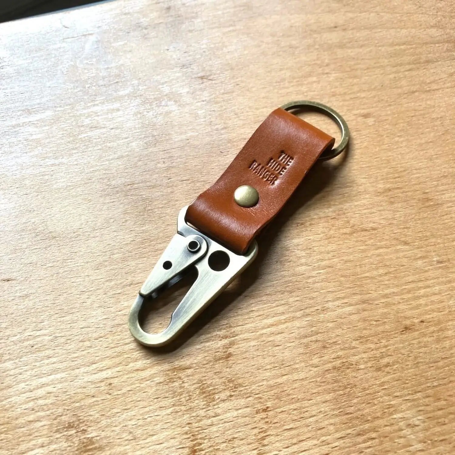 Key Ring Key Clip  - Leather Key ring (various colours available) homeware shops bristol gift shops bristol The Hide Ranger