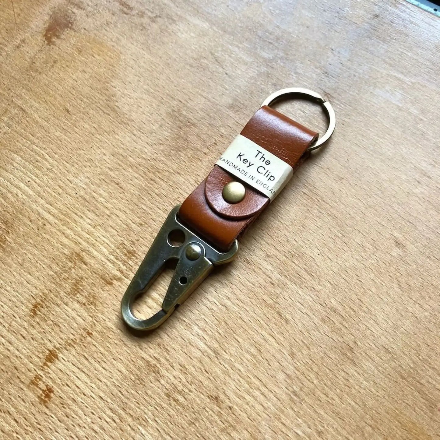 Key Ring Key Clip  - Leather Key ring (various colours available) homeware shops bristol gift shops bristol The Hide Ranger