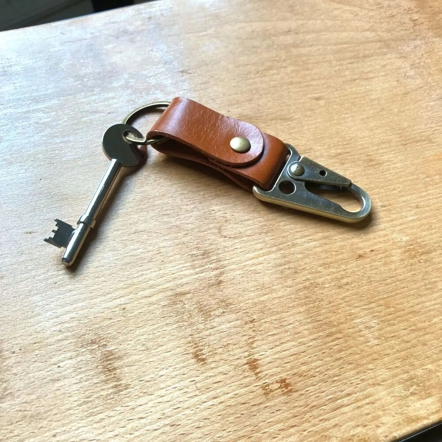 Key Ring Key Clip  - Leather Key ring (various colours available) homeware shops bristol gift shops bristol The Hide Ranger