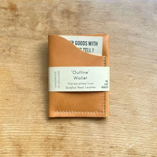 Wallet ‘Outline Wallet’ Leather Wallet (various colours available) homeware shops bristol gift shops bristol The Hide Ranger