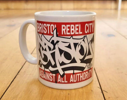 Bristol Rebel City Mug Inkie Ceramic Mugs - Various Designs by Bristol Graffiti Artist homeware shops bristol gift shops bristol The Inkporium
