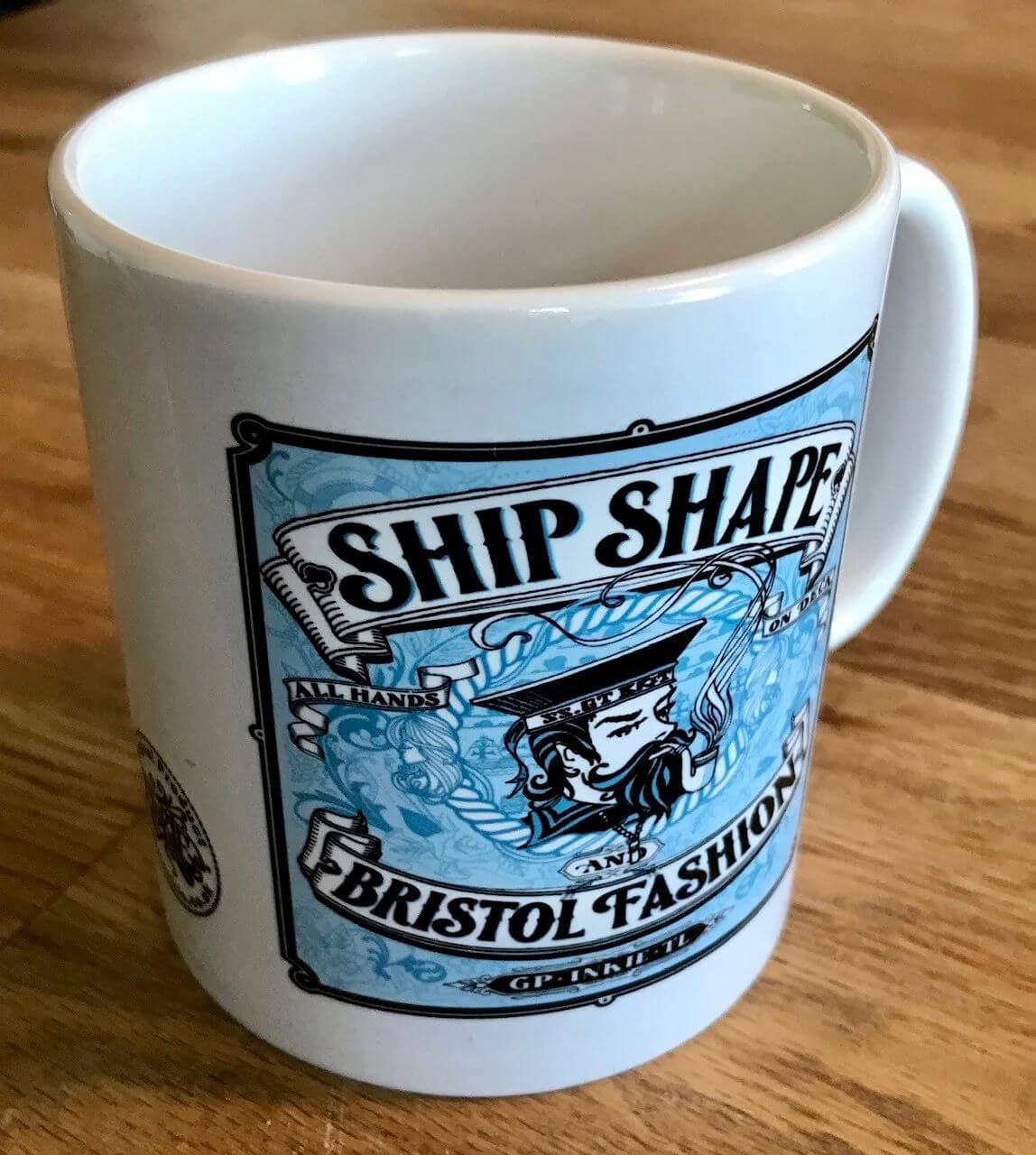 Shipe Shape Ceramic Mug Inkie Ceramic Mugs - Various Designs by Bristol Graffiti Artist homeware shops bristol gift shops bristol The Inkporium