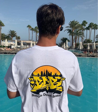 T-Shirt ‘Boogie Down Bristol - First Priority' Inkie T-Shirt homeware shops bristol gift shops bristol The Inkporium