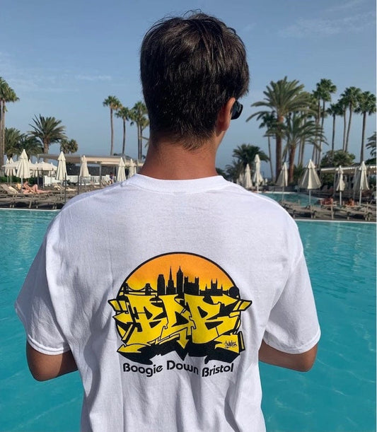 T-Shirt ‘Boogie Down Bristol - First Priority' Inkie T-Shirt homeware shops bristol gift shops bristol The Inkporium