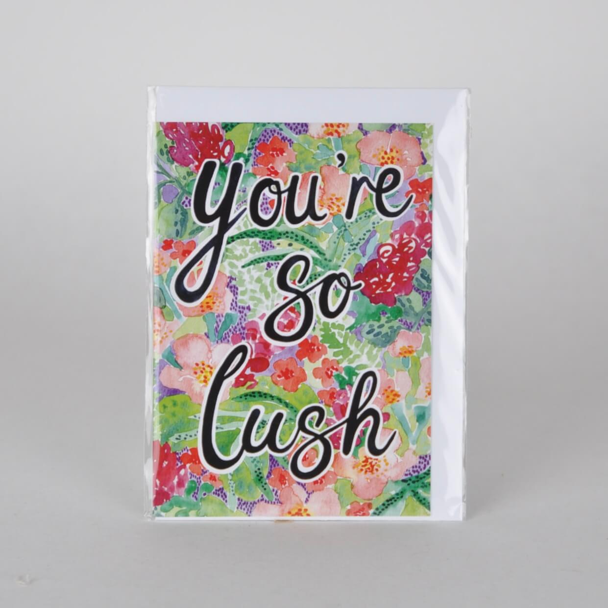 Thea & Fox Greetings Card You're So Lush Eco Card