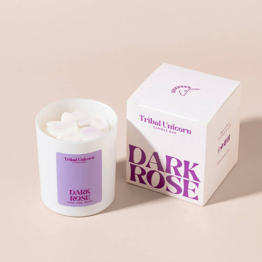 Candles Standard (30cl) Dark Rose Candle homeware shops bristol gift shops bristol Tribal Unicorn