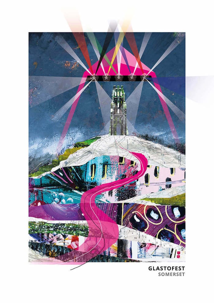 South West Prints Glastofest South West A4 Prints (Various Designs) homeware shops bristol gift shops bristol Vicki Shortt