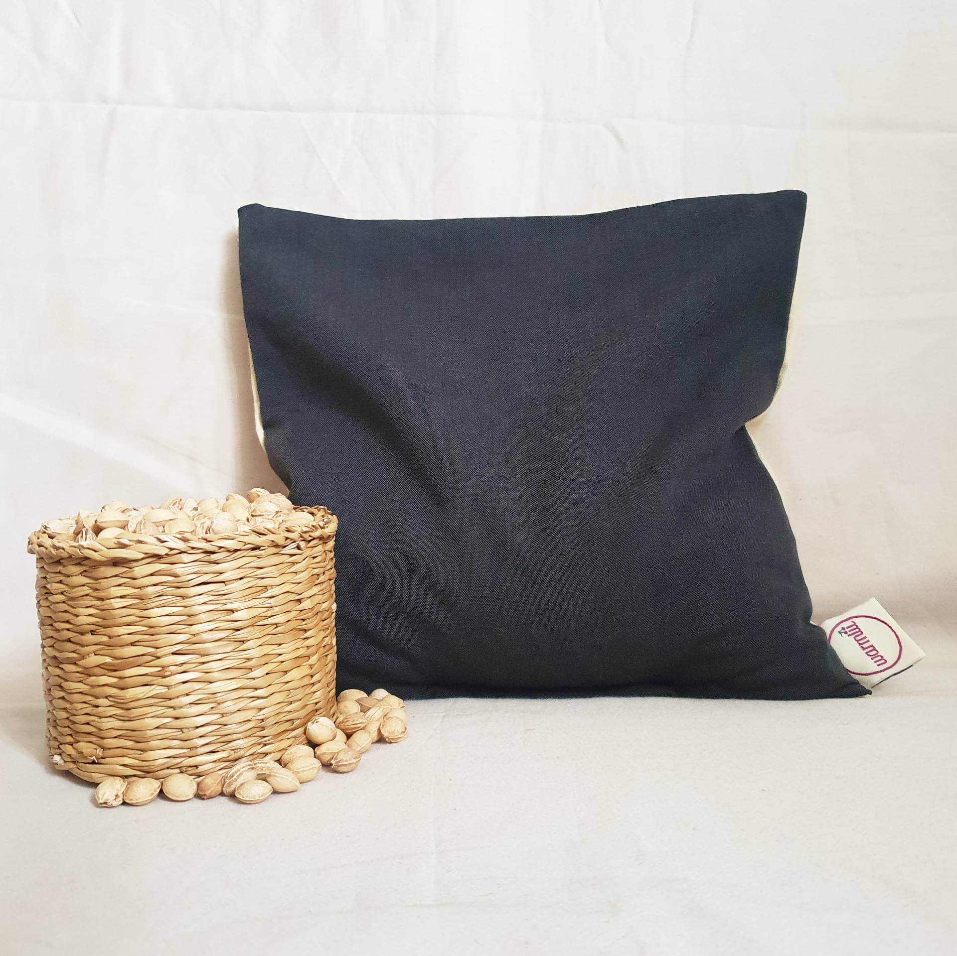 Wellbeing Cherry Stone Thermal Pillow (multiple sizes) - Black & White homeware shops bristol gift shops bristol warmlii
