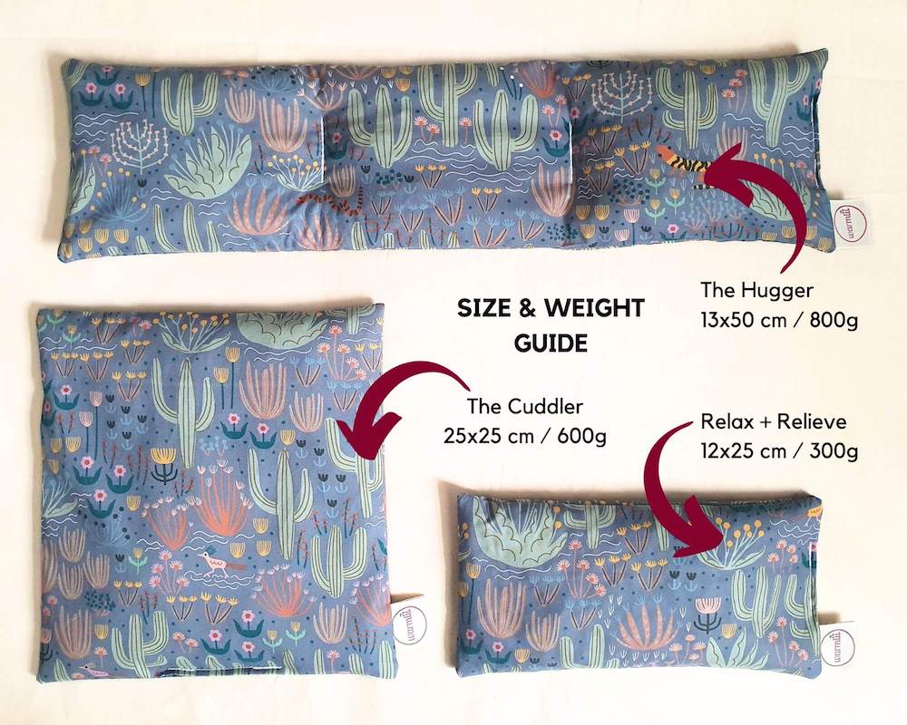 Wellbeing Cherry Stone Thermal Pillow (multiple sizes) - Desert homeware shops bristol gift shops bristol warmlii