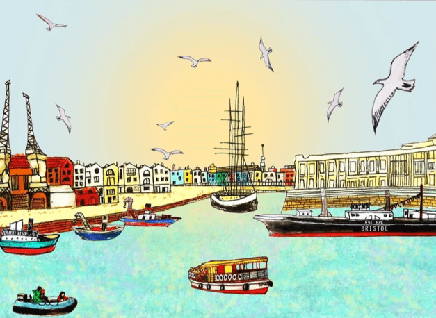 Greeting & Note Cards Bristol Docks Greetings Card homeware shops bristol gift shops bristol Wild Flower Cards