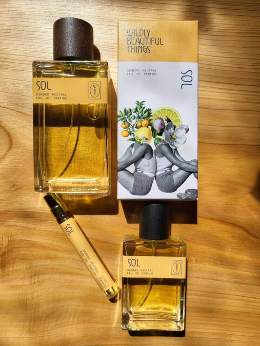 Natural Perfume 'Sol' Eau de Parfum - Available in Two Sizes homeware shops bristol gift shops bristol Wildly Beautiful Things
