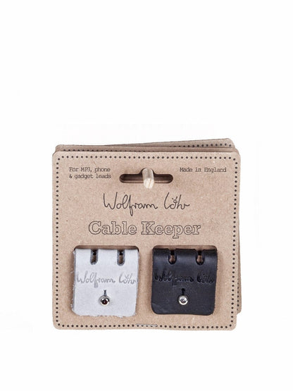 Cable Keeper Black / Grey Cable Keepers (wire storage solutions) homeware shops bristol gift shops bristol Wolfram Lohr