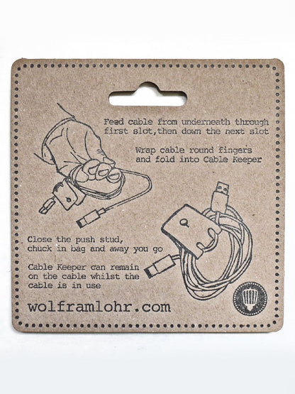 Cable Keeper Cable Keepers (wire storage solutions) homeware shops bristol gift shops bristol Wolfram Lohr