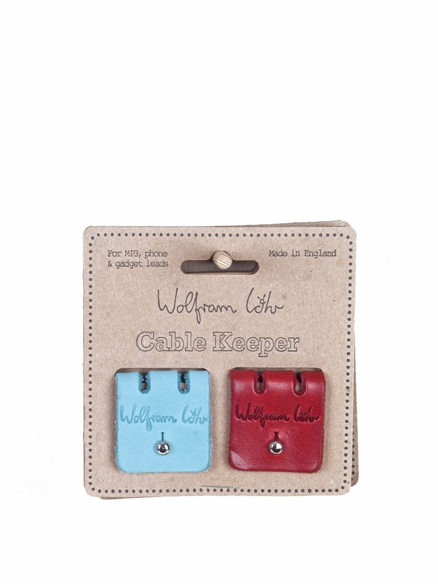 Wolfram Lohr Cable Keeper Red / Turquoise Cable Keepers