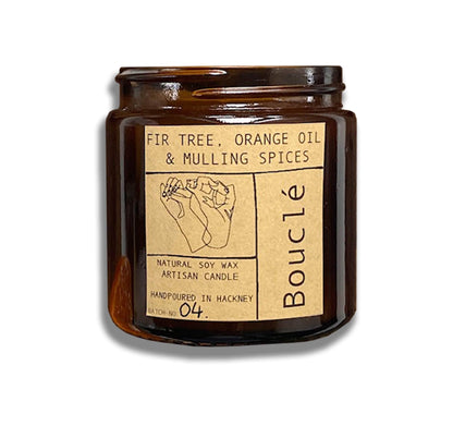 Candle Christmas Candle: Fir Tree, Orange Oil & Mulling Spices homeware shops bristol gift shops bristol Bouclé