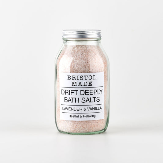 Bristol Made Drift Deeply Bath Salts - Lavender and Vanilla