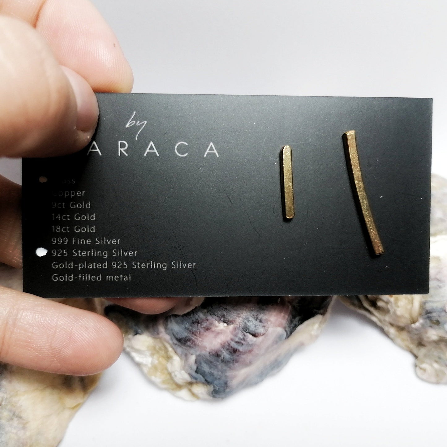 Earrings BLOCK Line Studs homeware shops bristol gift shops bristol By Maraca