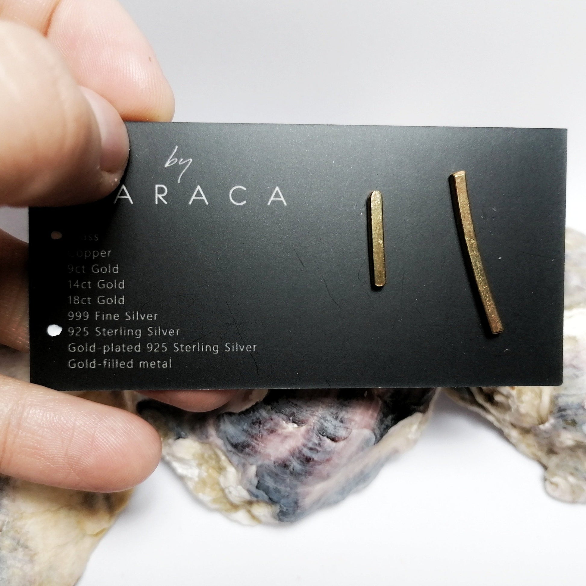 Earrings BLOCK Line Studs homeware shops bristol gift shops bristol By Maraca