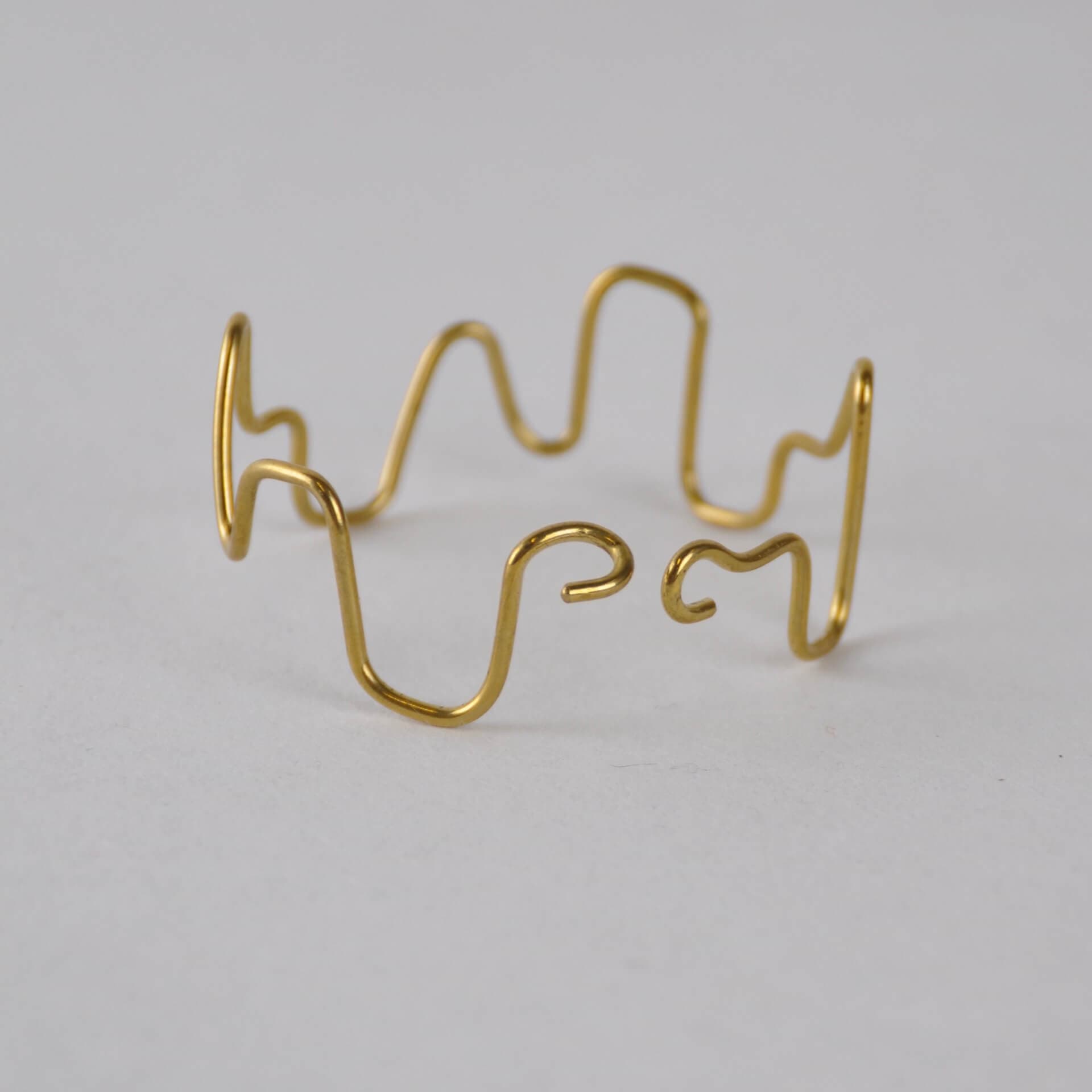 GEO Squiggly Bangle – PRIOR SHOP