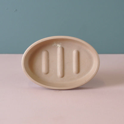 Soap Dish Sand Marble Jesmonite Soap Dish - Oval homeware shops bristol gift shops bristol Calico Collective