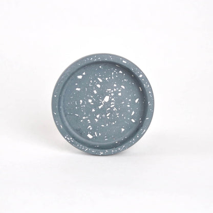 Dish Indigo Terrazzo Jesmonite Round Dish homeware shops bristol gift shops bristol Calico Collective