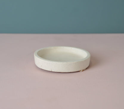 Dish Jesmonite Round Dish homeware shops bristol gift shops bristol Calico Collective