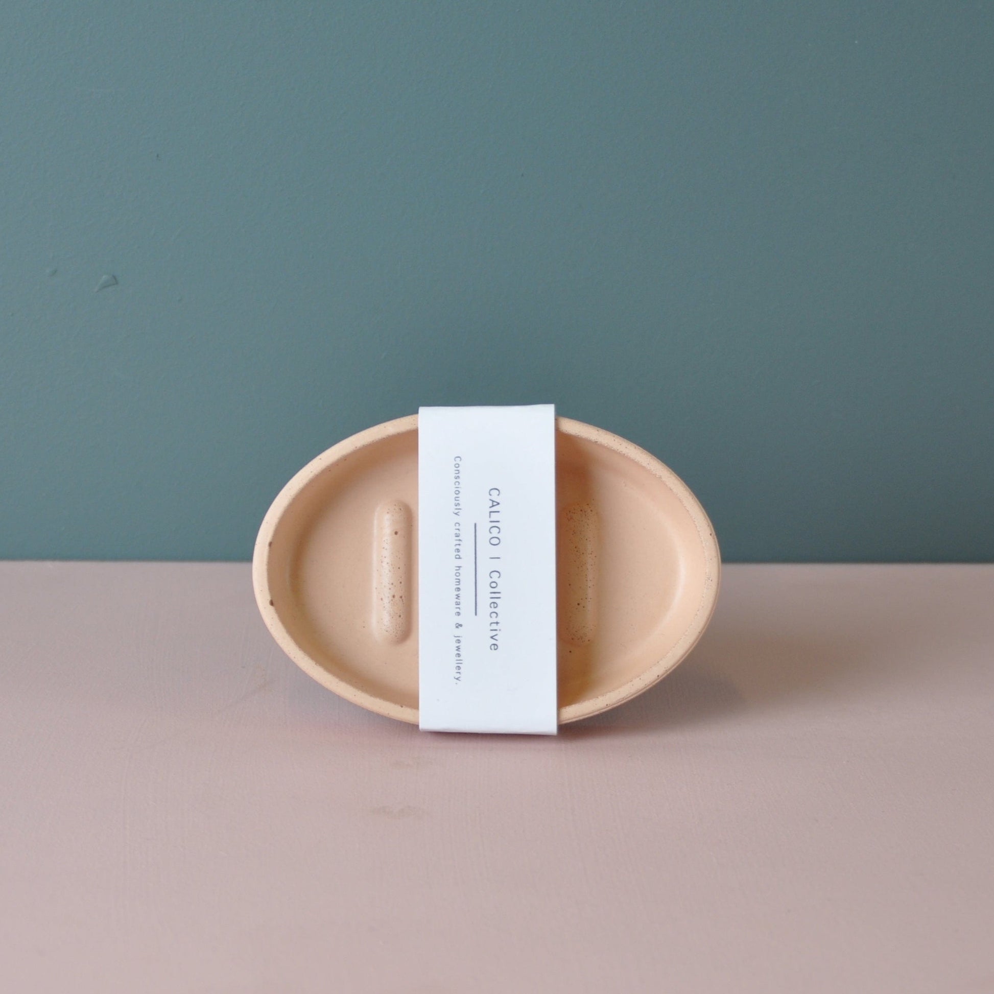 Soap Dish Jesmonite Soap Dish - Oval homeware shops bristol gift shops bristol Calico Collective