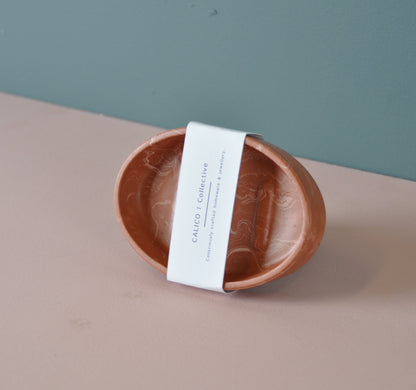 Calico Collective Dish Jesmonite Soap Dish - Oval