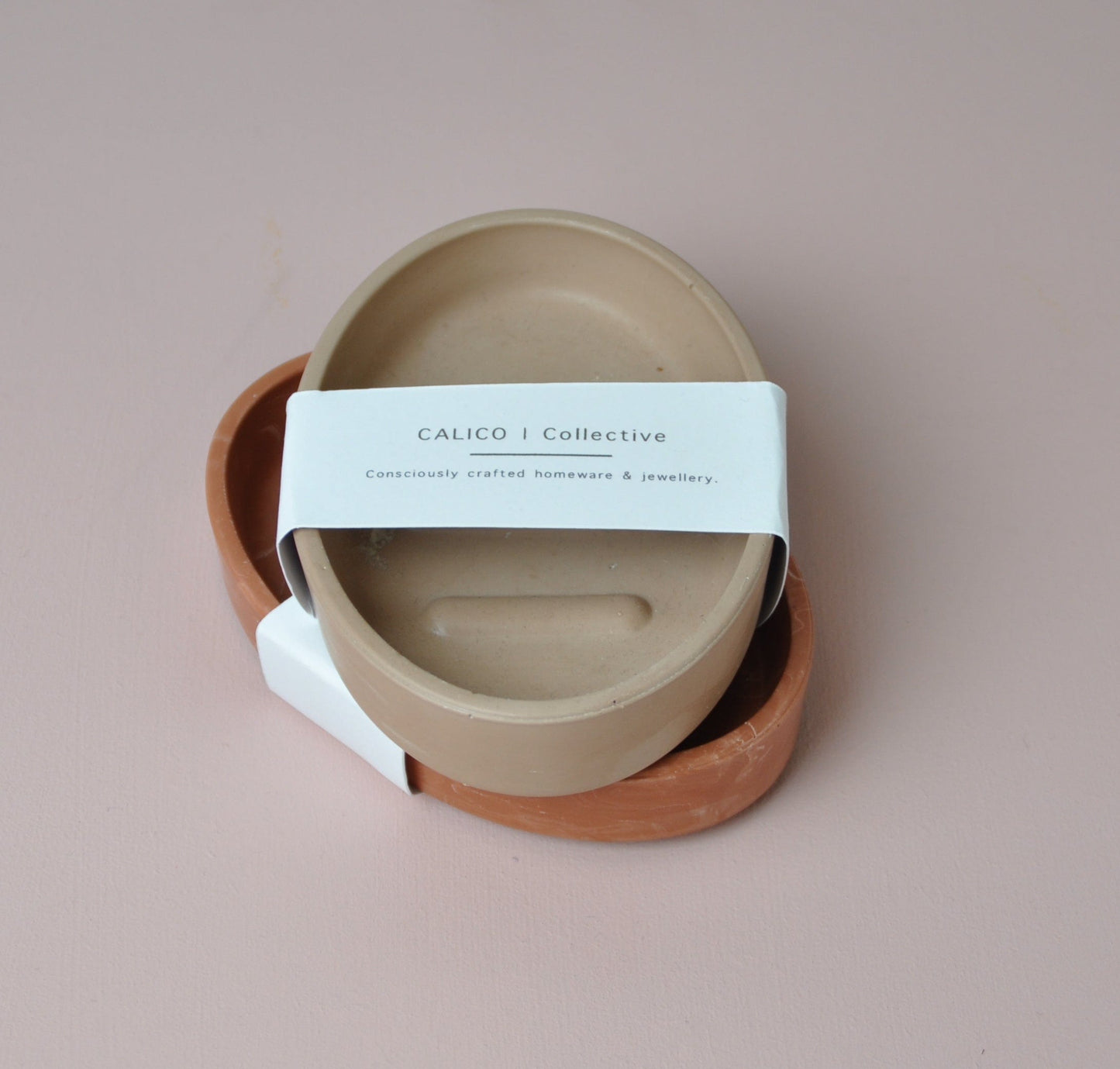 Soap Dish Jesmonite Soap Dish - Oval homeware shops bristol gift shops bristol Calico Collective