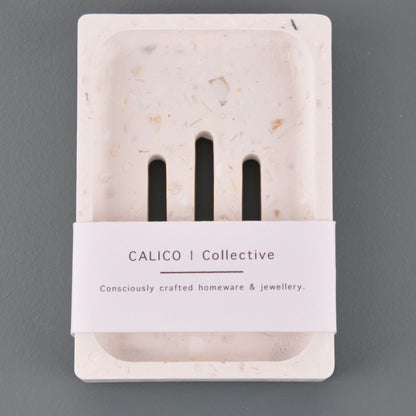 Calico Collective Dish Jesmonite Soap Dish - Rectangle