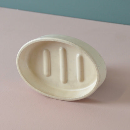 Soap Dish Stone Jesmonite Soap Dish - Oval homeware shops bristol gift shops bristol Calico Collective