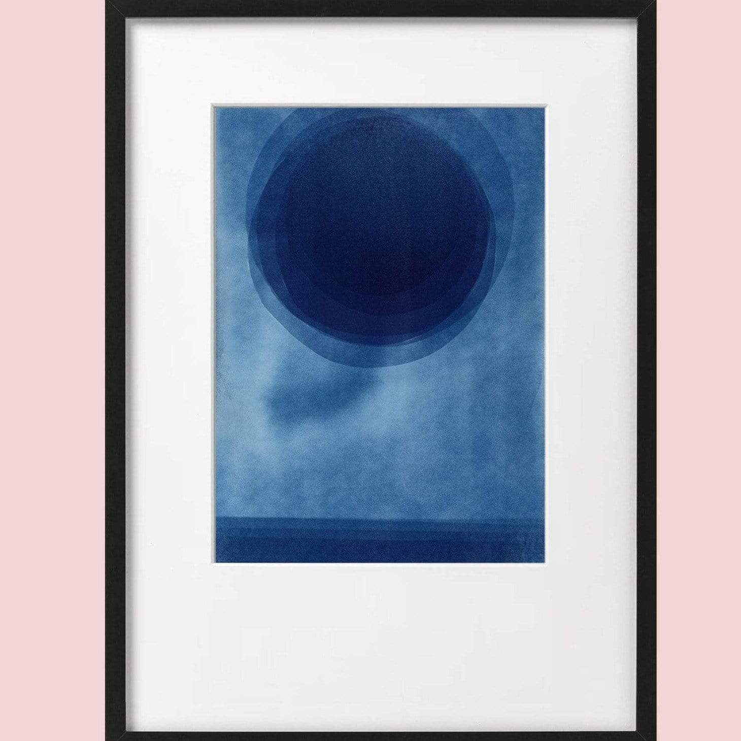 Claire Cartwright Studio Orb Cyanotype Print