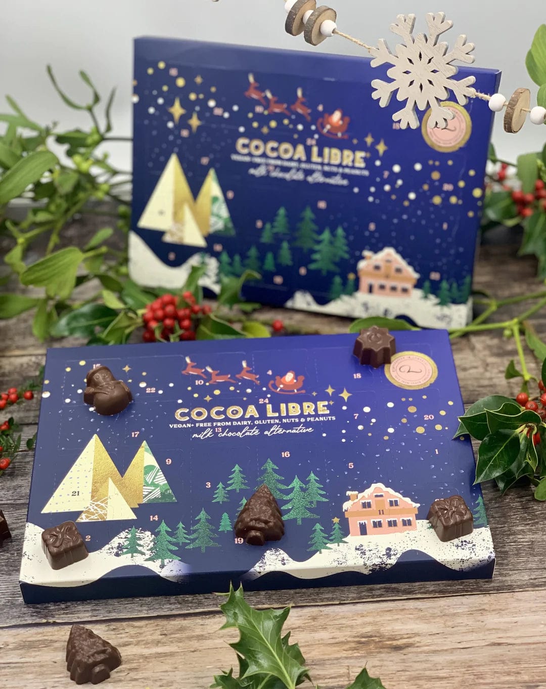 Cocoa Libre Luxury Rice Chocolate Advent Calendar (Vegan)