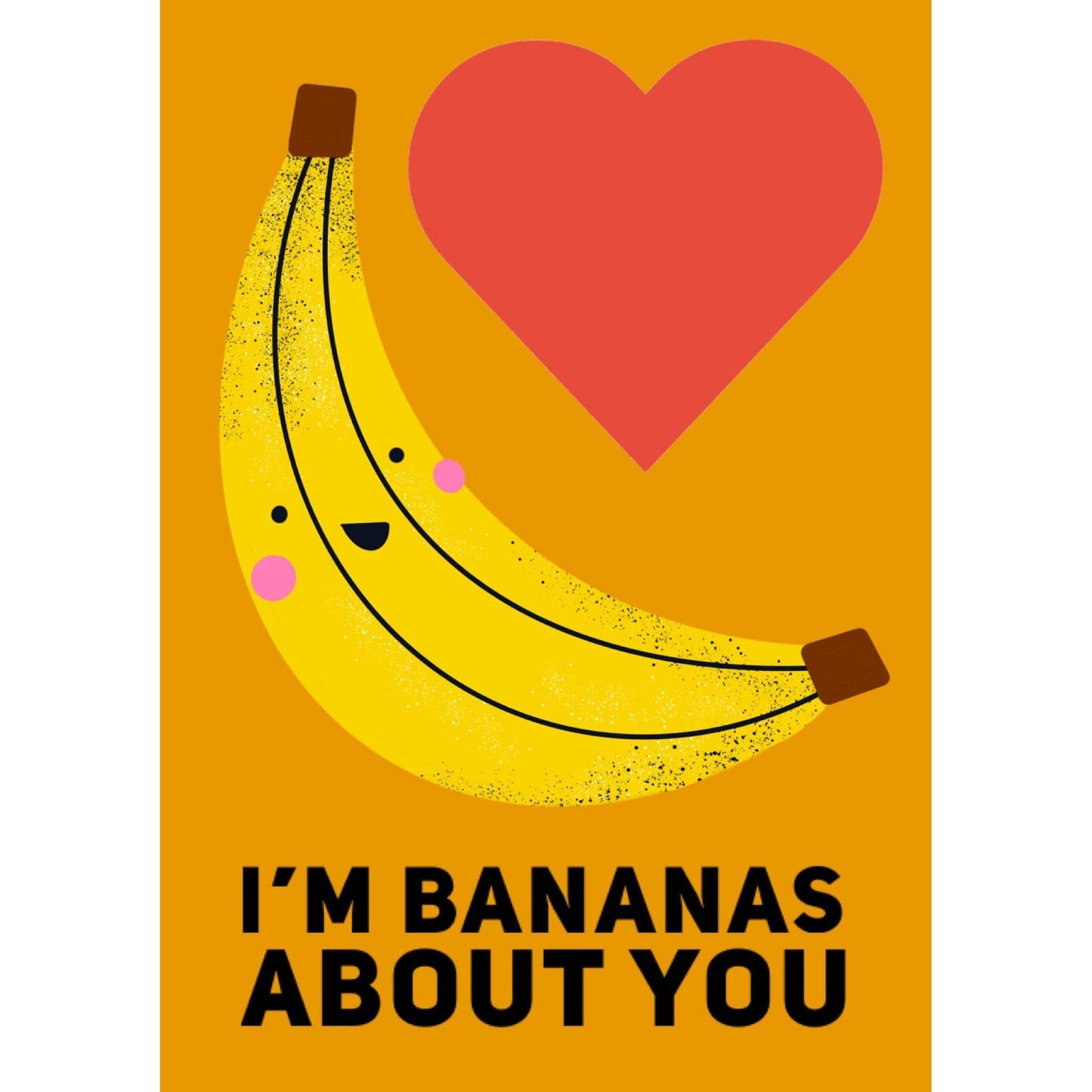 Do It Later Illustration Greetings Card Bananas - greeting card