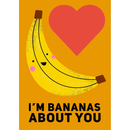 Greetings Card Bananas - greeting card homeware shops bristol gift shops bristol Do It Later Illustration