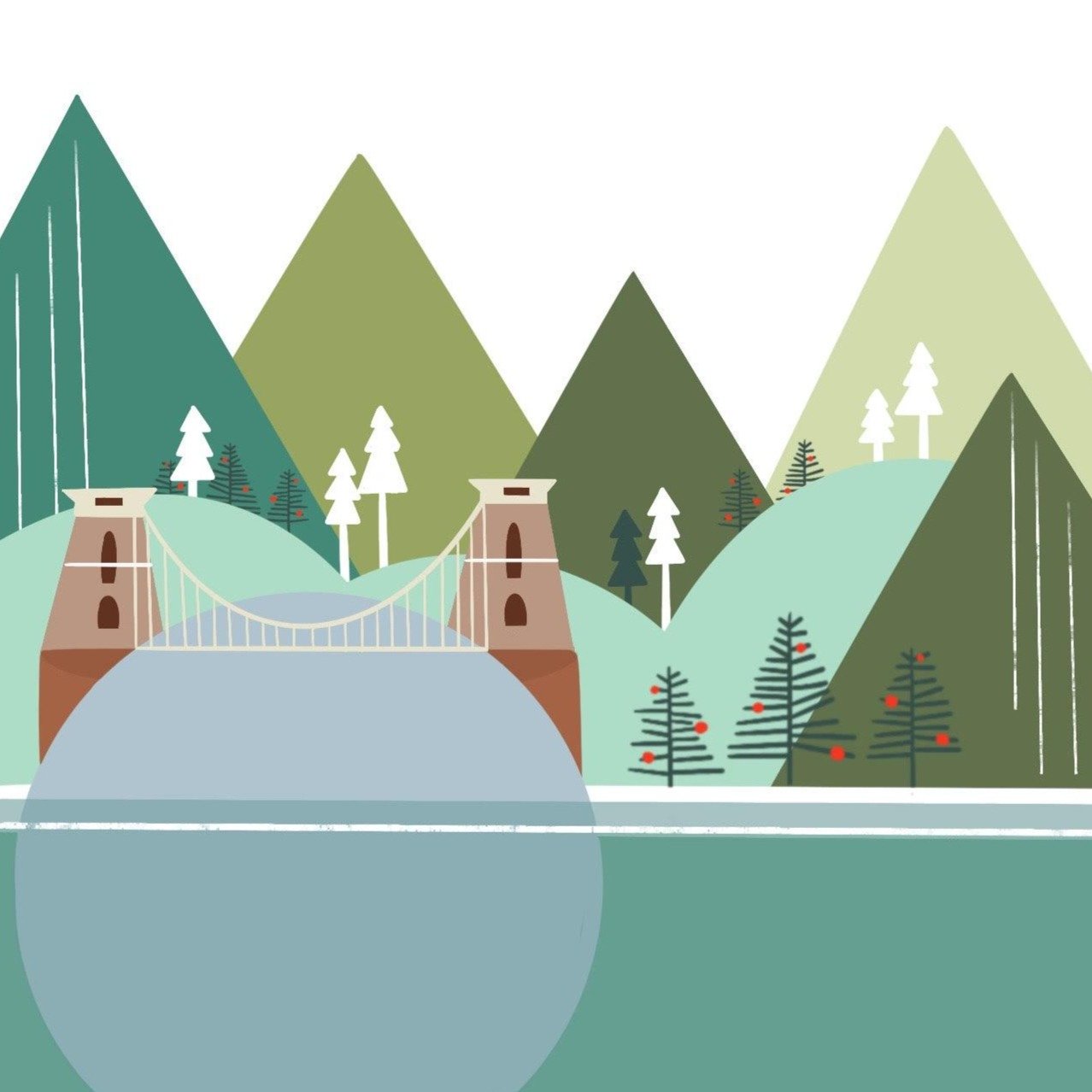 Greetings Card Christmas Bristol Greetings Card homeware shops bristol gift shops bristol Do It Later Illustration