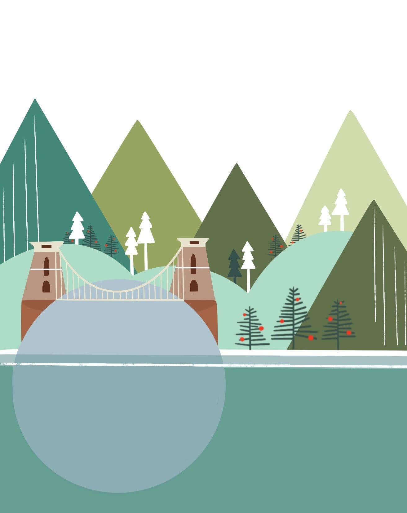 Greetings Card Christmas Bristol Greetings Card homeware shops bristol gift shops bristol Do It Later Illustration