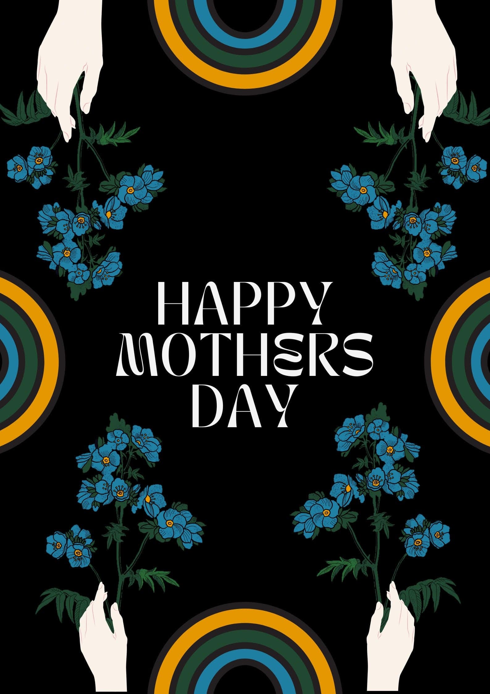 Greetings Card Mother's Day Card homeware shops bristol gift shops bristol Do It Later Illustration