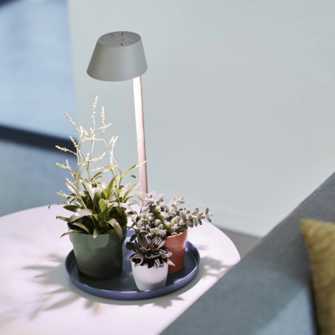 Plant Pots 22cm / White Recycled Plastic Plant Pot  -' b.for original' in White homeware shops bristol gift shops bristol Elho