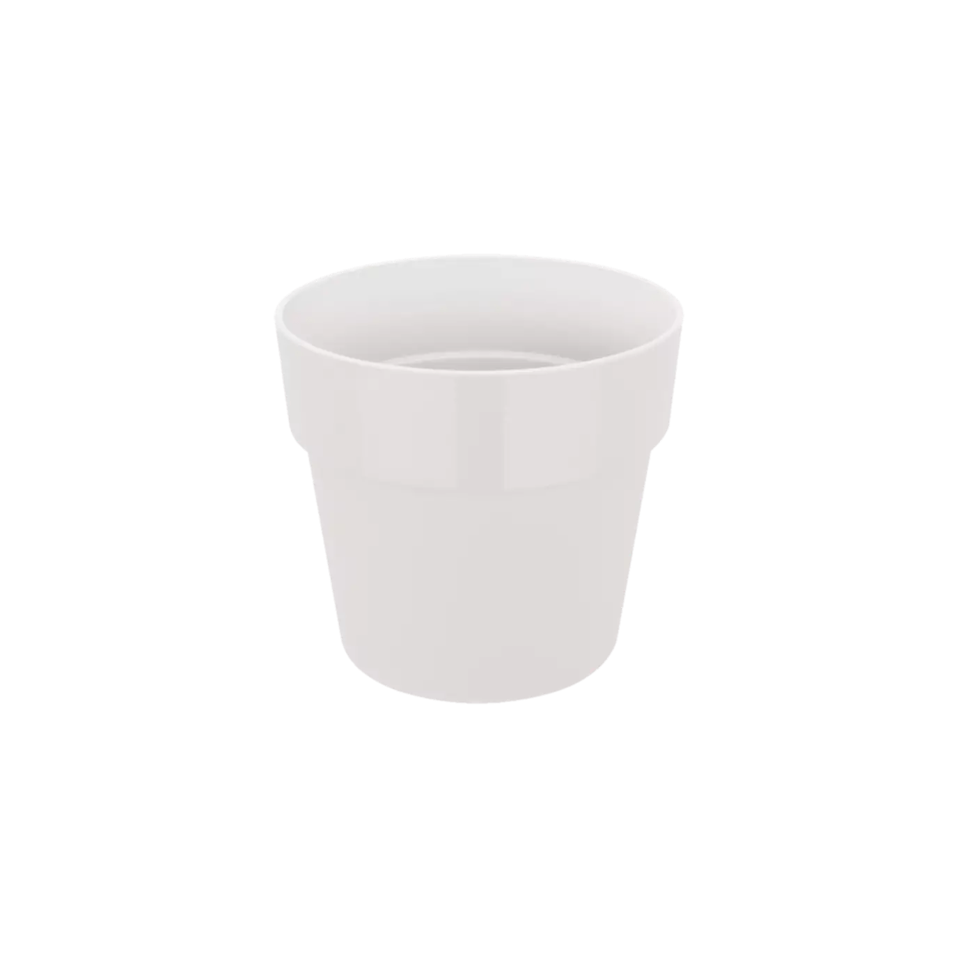 Elho Plant Pot Recycled Plastic Plant Pot - 'b.for original' in White