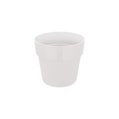 Elho Plant Pot Recycled Plastic Plant Pot - 'b.for original' in White