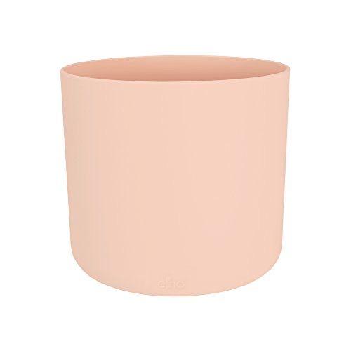Elho Plant Pots Recycled Plastic Plant Pot -  'b.for soft round' in Delicate Pink