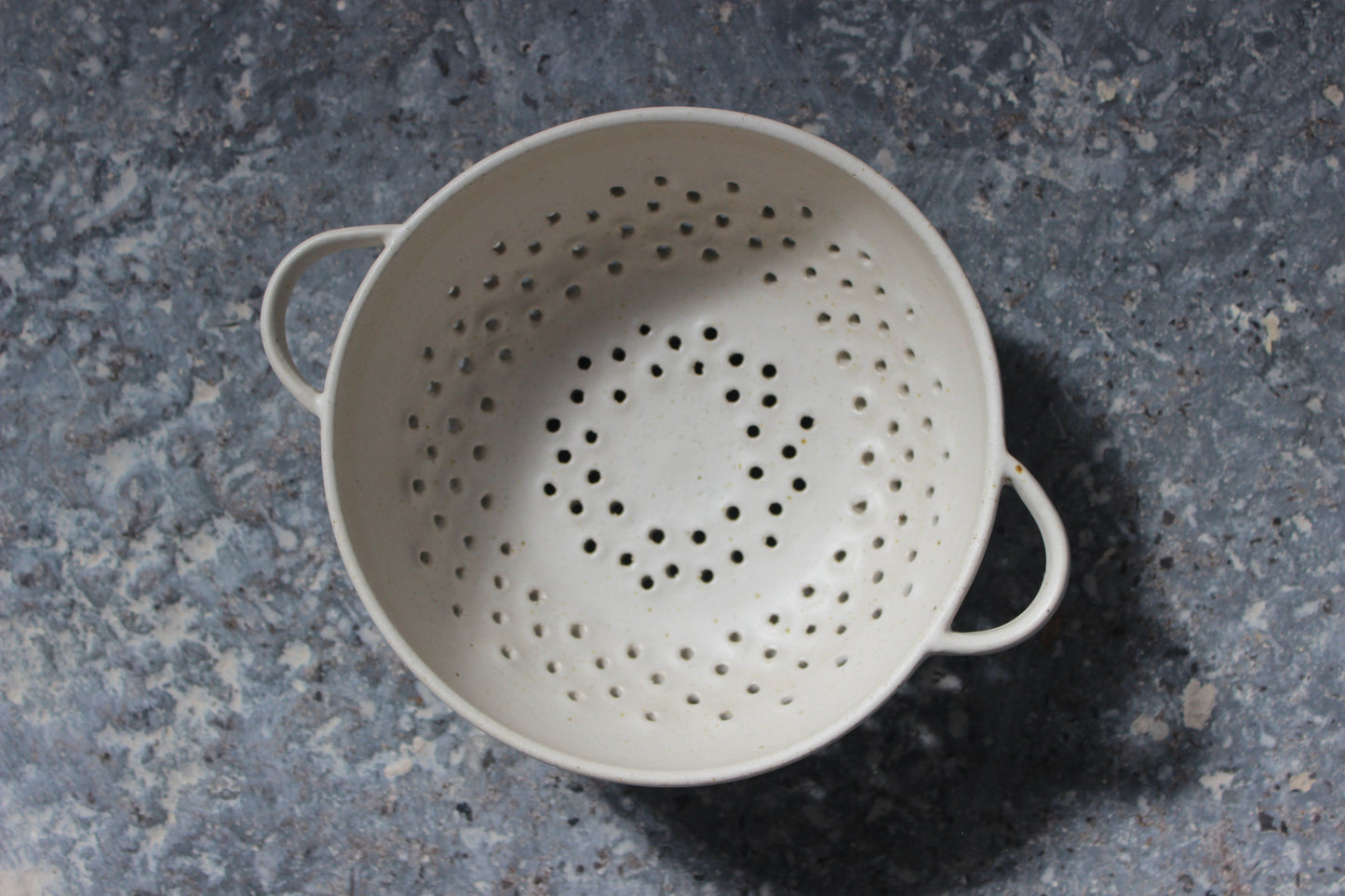 Florence Ceramics Ceramic & Pottery Glazes B Flecked Stoneware Colander / Berry Bowl