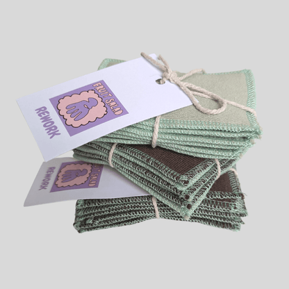 Reusable Face Pads Reusable Face Pads - Green Tones homeware shops bristol gift shops bristol Fruit Salad