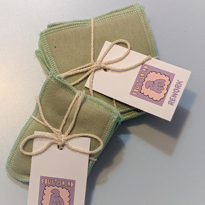 Reusable Face Pads Reusable Face Pads - Green Tones homeware shops bristol gift shops bristol Fruit Salad