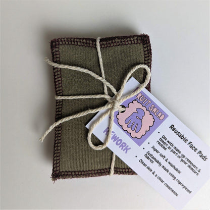 Reusable Face Pads Reusable Face Pads - Green Tones homeware shops bristol gift shops bristol Fruit Salad