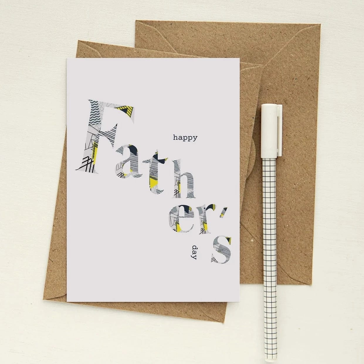 Greenwich Paper Studio Geometric Fathers Day Card