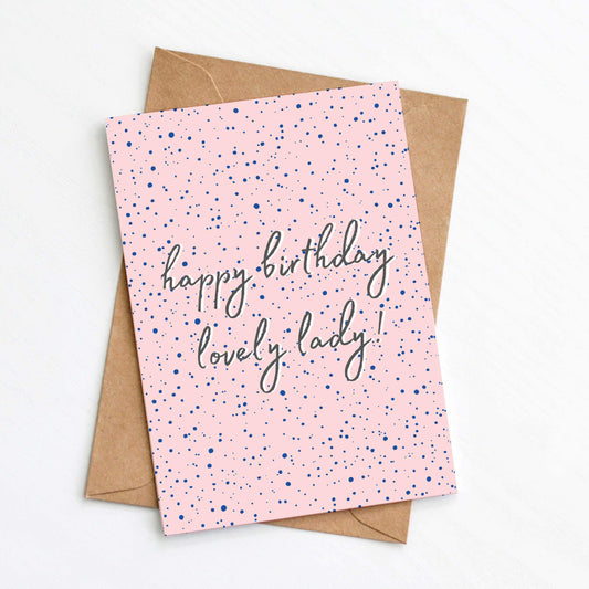 Greenwich Paper Studio Greetings Card Lovely Lady Birthday Card