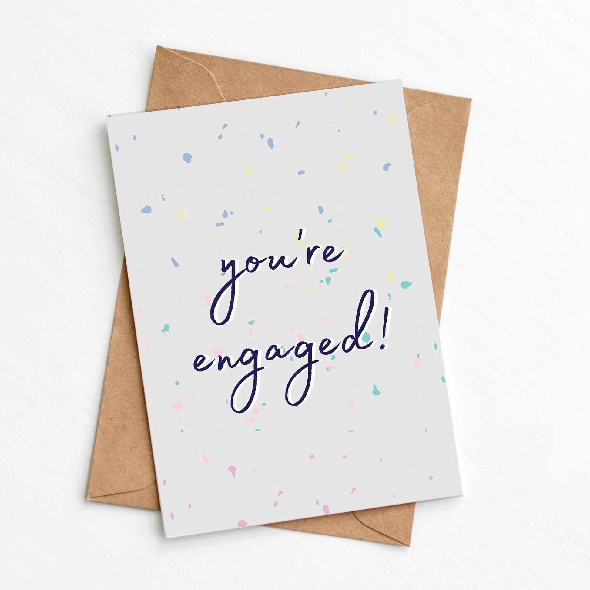 Greenwich Paper Studio Greetings Card You're Engaged Card