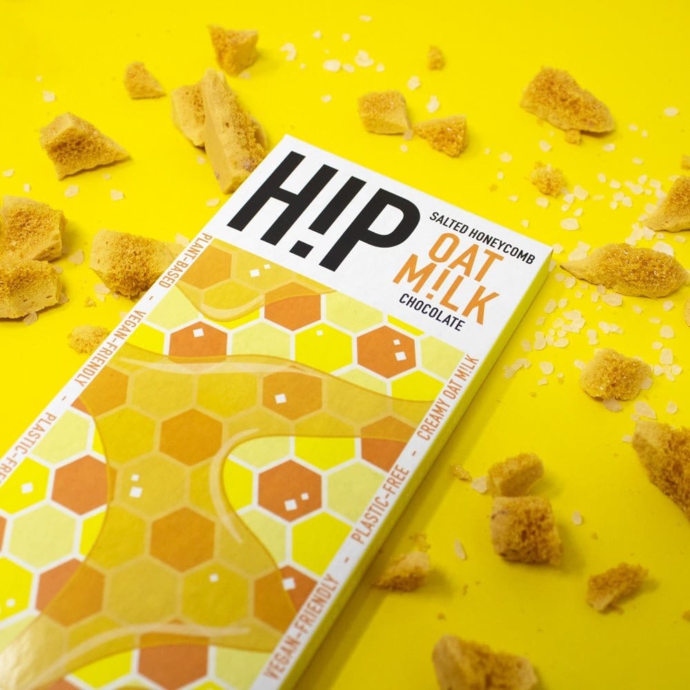 H!P Salted Honeycomb Oat Milk Chocolate